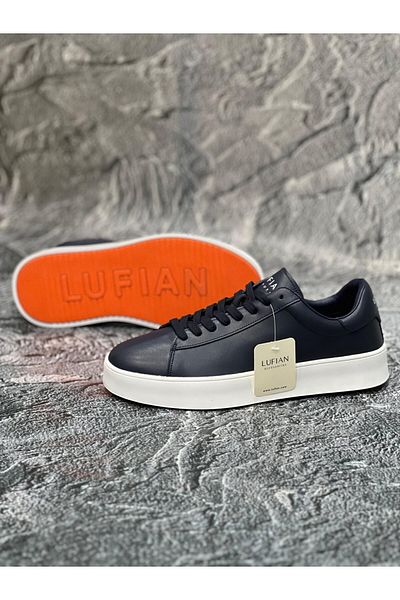Lufian anton Sneaker Ανδρικά Δερμάτινα Παπούτσια Navy Blue 111230254