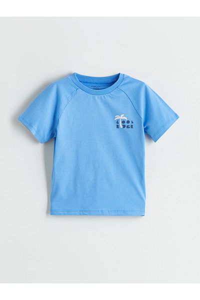 LC Waikiki Lcw Printed Baby Boy T-Shirt and Shorts 2-Piece Fast Fashion