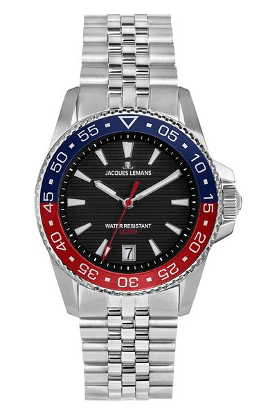 Jacques Lemans 1-2205K Liverpool Diver Men's Wristwatch