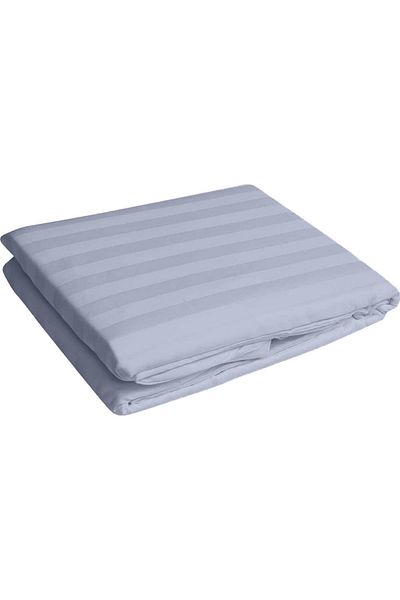 Five Store Fitted sheet with elastic in damask, density 130 g/m2, Anthracite, 90/200cm