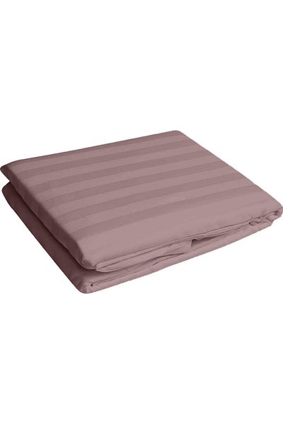 Five Store Fitted sheet with elastic in damask, density 130 g/m2, Brown, 160/200cm