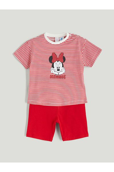 LC Waikiki Lcw Printed Baby Girl T-Shirt and Leggings 2 Pack Fast Fashion