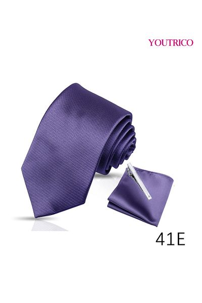 Youtrico Tie-7.5CM and Handkerchief 3PCS Handmade Formal Hanky Suit