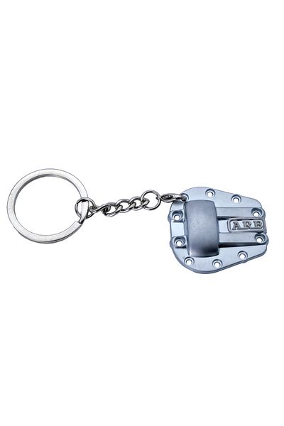 Mega Oto Market Auto Car Keychain Arb Engine Cover Matte Gray