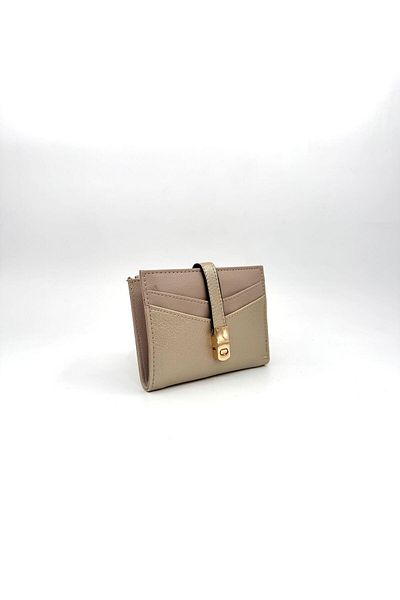 UCCELLO Women's Card Holder Wallet - Stylish Wallet with Zipper, Magnet Buckle, Multi-Compartment Leather Look