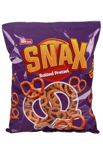 Elvan Snax Covrigei Cu Sare Crackers 200 Gr. (1 Punga)