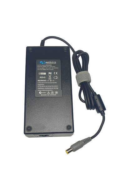 OEM Laptop charger compatible with Lenovo ThinkPad W530 170W 20V 8.5A, plug type 7.9 x 5.5 mm