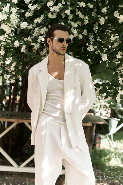 BOHEMAİ Ανδρικό μπουφάν Ayyubay Blazer - ECRU