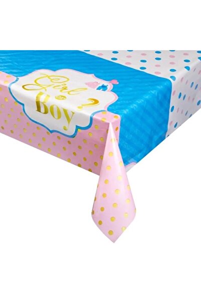 DAsiNU Fata de Masa din Plastic pentru Petrecerea Bebelusului 180x120cm 1buc