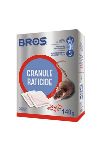 Bross BROS GRANULES RATICID 140GR 1632