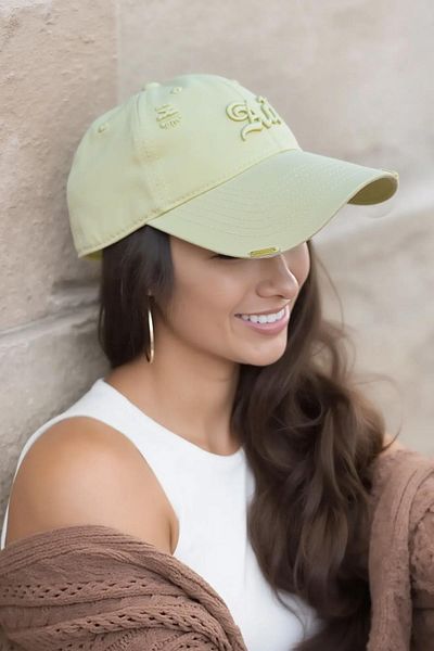 Külah Premium Embroidered Cotton Yellow Hat |   Trucker Cap