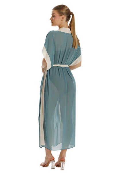 ZEKİ Clever Green Chiffon Dress