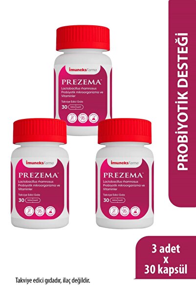Imuneks Farma Prezema Lactobacillus Rhamnosus, Vitaminler Içeren Gıda Takviye...
