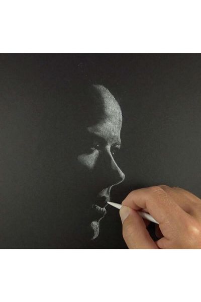 daço A6 Drawing Paper Pad Daco, 30 Tabs, 140 g/m² , Black Paper
