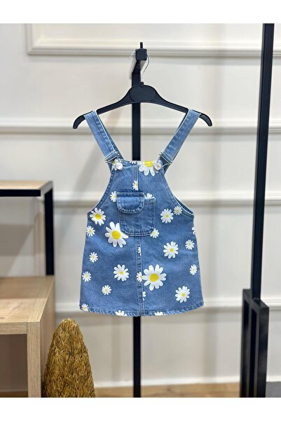 ArdenKids 3-7 Yaş Papatya Baskılı Salopet