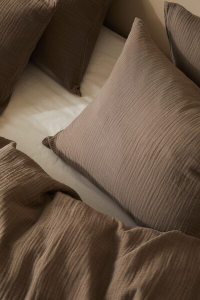 H&M Pamuklu Muslin Yastık Kılıfı