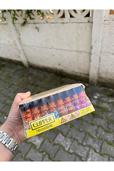 titumarket Doğa Görselli 48 Adet Clipper Pocket Çakmak