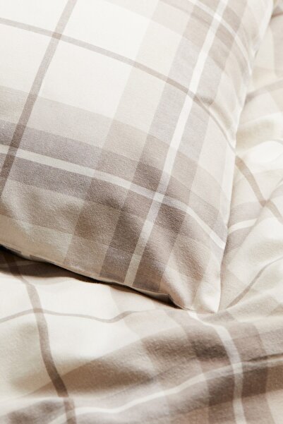 H&M Tek Kişilik Flanel Nevresim Takımı