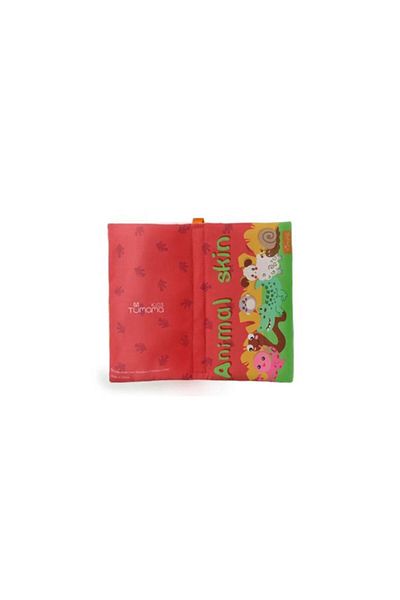 tumama Interactive Rustling Book Animal's Tails, TUMAMA®, 6 colorful animals, for children's teething and