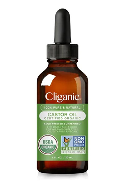Cliganic New Eyelash Treatment Serum Castor Oil 30ml 270g By Top Choice