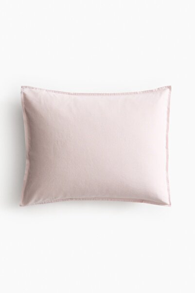 H&M Yıkanmış Keten Karışımlı Yastık Kılıfı