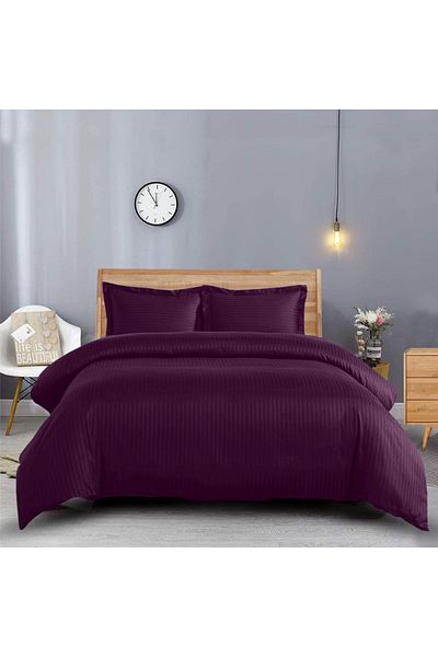 Five Store Damask bed sheet, density 130 g/m2, Purple, 180/220cm