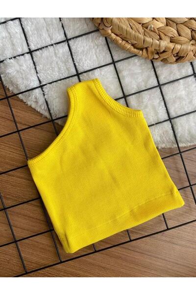 ArdenKids Sarı Tek Kol Çocuk Crop