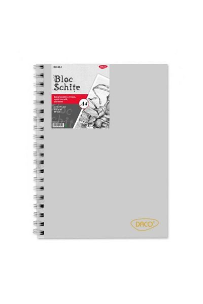 daço Daco Sketch Pad A4, 80 Tabs, 120 gsm, White Paper