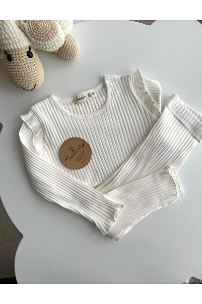ArdenKids Ekru Fitilli Alt Üst Takım