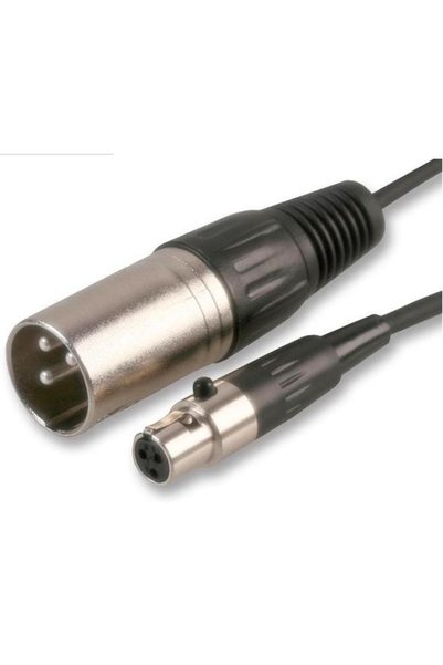 Mykablo 3 Pin Mini XLR Dişi to 3 Pin XLR Erkek Kablo 50 cm