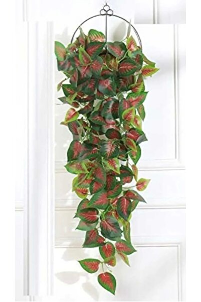 YASİMA YAPAY KIZIL ASMA YAPRAĞI SARKAN BİTKİ EV BAHÇE DEKOR PARTİ DEKORASYONU