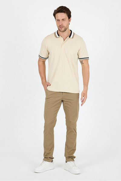 Rodi Men's American Style Polo Collar T-Shirt Relaxed Fit, Summer Sports T-Shirt 5030