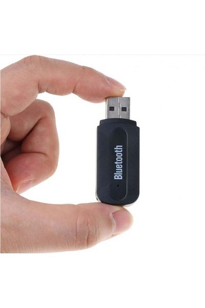TECHSTAR USB Audio Receiver Adapter with Techstar® A2DP Bluetooth, Jack 3.5mm, AUX Transmitter, Black
