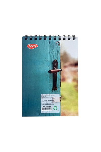 daço Daco A5 Spiral Notepad, Size 21x15 cm, 80 Sheets