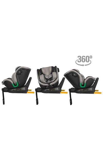 Coccolle Scaun Isofix Premium iSize Coccolle Mago cu picior de blocare, 40-150 cm, 0-36 kg, rotație 360 ​​de grade, reglabil