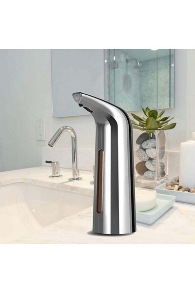 TECHSTAR Dozator de săpun, aspect cromat, cu senzor de mișcare, 400 ml, IPX6