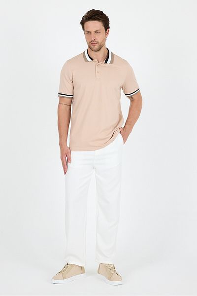 Rodi Men's American Style Polo Collar T-Shirt Relaxed Fit, Summer Sports T-Shirt 5030