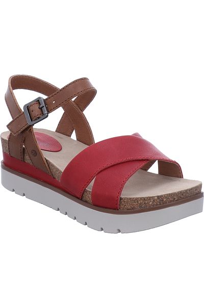 Josef Seibel Clea 10 | Sandale für Damen | Rot Clea 10, rot-kombi