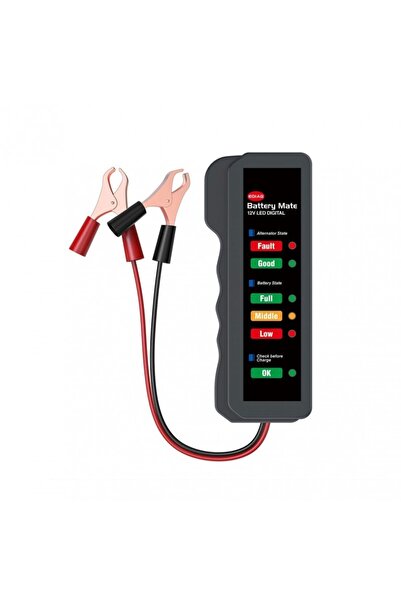 TECHSTAR ® Tester de baterii și alternatoare auto, Conexiune directă la bater...