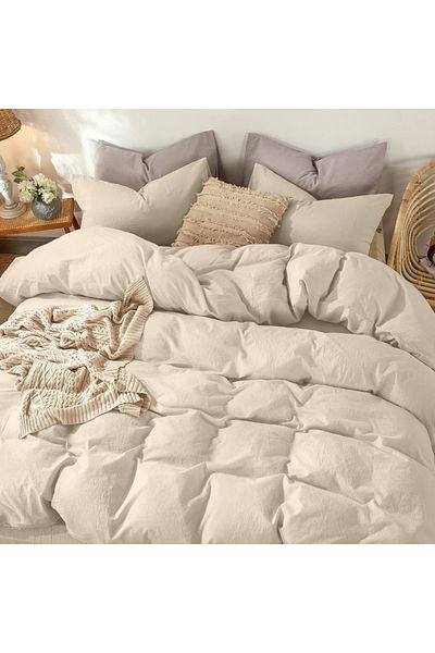Five Store Husa pilota din bumbac ranforce 100%, densitate 120 g/mp, Crem, 140/210cm