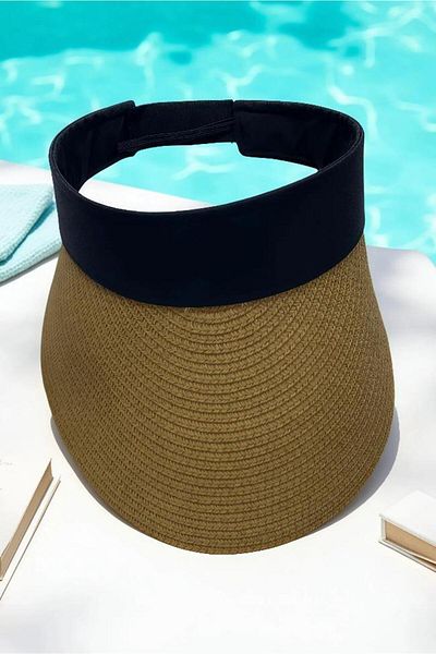 NS TASARIM MAYO Brown Straw Hat