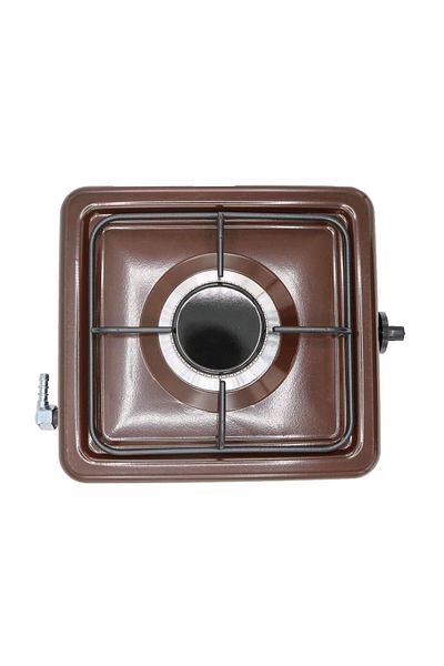 COBI SMART® Gas hob (mini stove) 1 burner NURGAZ, 1600 W, 34x29x8.5 cm, brown - COBI SMART®
