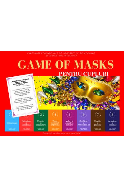 Game of Masks for Couples – game/cards for introspection and relationships