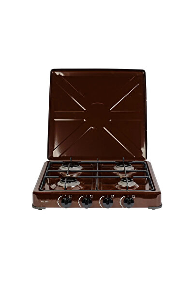 COBI SMART® Aragaz 4 arzatoare, alimentare butelie, arzator mare 2300 W, mijl...