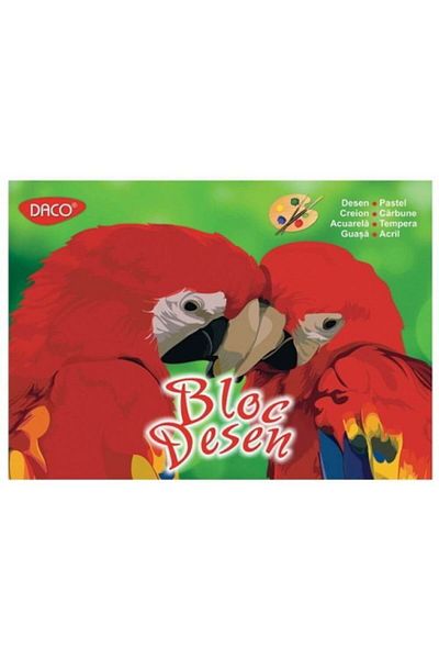 daço DACO A3 Drawing Pad, 16 Tabs, 170 g/m², White Paper