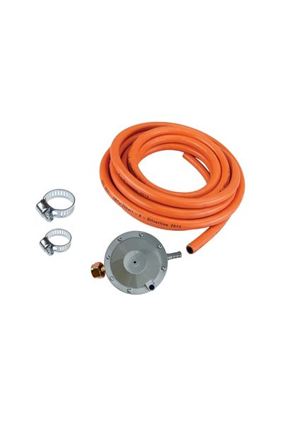 COBI SMART® Pachet complet pentru pirostrie, ceas butelie, furtun gaz 2 m portocaliu, 2 coliere - COBI SMART®