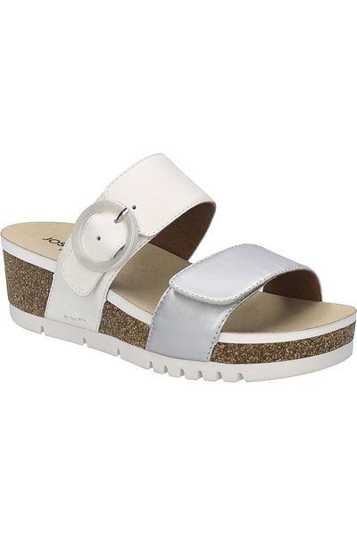 Josef Seibel Quinn 14 | Sandale für Damen | Grau Quinn 14, silber-kombi