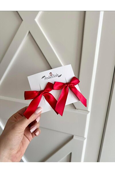 ArdenKids 2'li Kırmızı Ribbon Toka