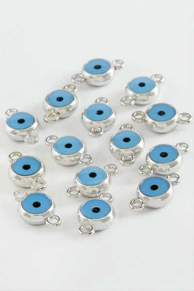 Enseb Evil Eye Enameled Double Handle Apparatus 1 Piece