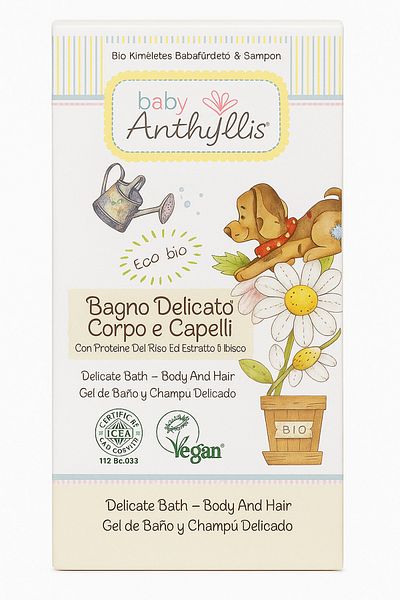 Anthyllis Gel de dus si sampon delicat pentru bebelusi Anthyllis 400ml